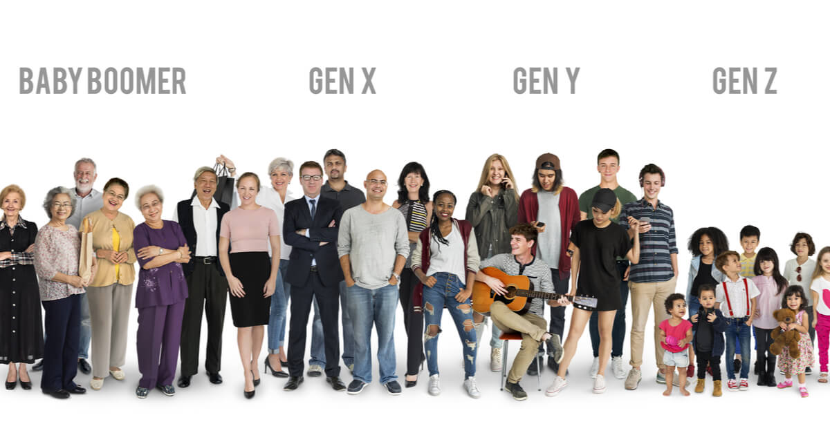 Generations X,Y and Z were shaped differently and have different needs.